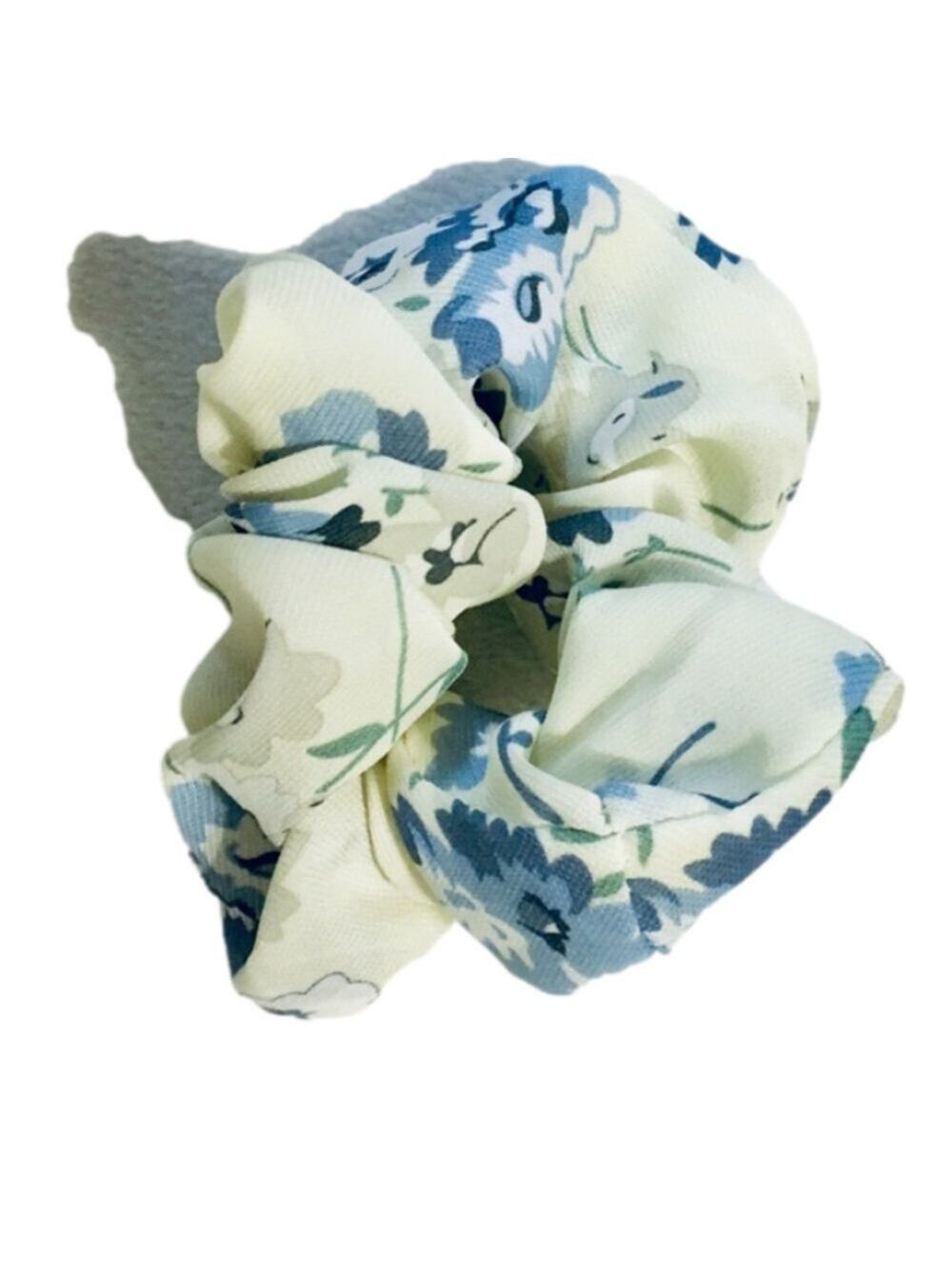 Chiffon Yellow Chiffon Floral Hair Scrunchie NEW